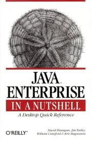 Cover of: Java Enterprise in a Nutshell (In a Nutshell)