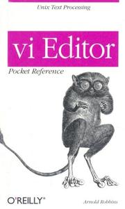 vi Editor by Arnold Robbins