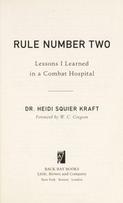 Cover of: Rule number two | Heidi Squier Kraft