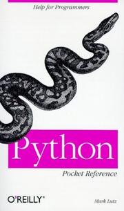 Cover of: Python by Mark Lutz