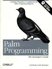 Cover of: Palm programming: the developer's guide