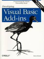 Developing Visual Basic Add-ins by Steven Roman