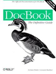 Cover of: DocBook by Norman Walsh, Leonard Muellner