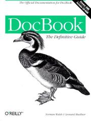 Cover of: DocBook: The Definitive Guide