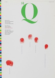 Cover of: High Quality Zeitschrift über das Gestalten, das Drucken und das Gedruckte, Heft 6: Hand-Werk-Zeug