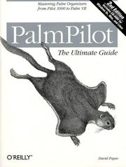 Cover of: Palmpilot: The Ultimate Guide, 2nd Edition