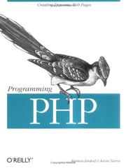 Programming PHP by Rasmus Lerdorf, Kevin Tatroe, Peter MacIntyre