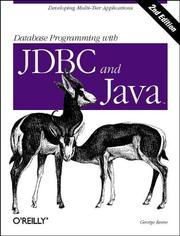 Cover of: Database Programming with JDBC and Java by George Reese