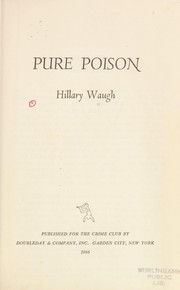 Cover of: Pure poison. by Hillary Waugh