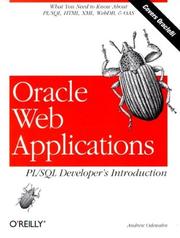 Cover of: Oracle web applications by Andrew Odewahn