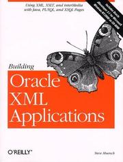 Cover of: Building Oracle XML Applications