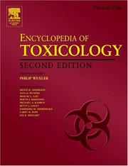 Cover of: Encyclopedia of Toxicology (Four-Volume Set)