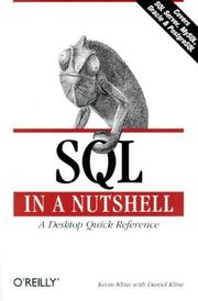 Cover of: SQL in a Nutshell by Kevin Kline