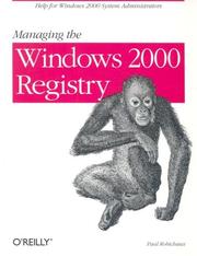 Cover of: Managing The Windows 2000 Registry