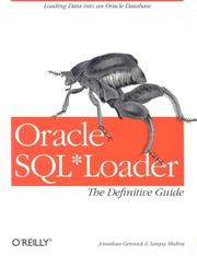 Cover of: Oracle SQL*Loader by Jonathan Gennick