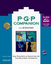 Cover of: P-G-P Companion for Windows by Peter Kent