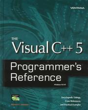 Cover of: Visual C++ 5 programmer's reference: Windows 95/NT