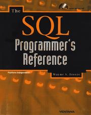 Cover of: The SQL programmer's reference: Windows 95/NT & UNIX