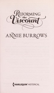 Cover of: Reforming the viscount