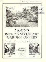 Cover of: Moons 160th anniversary garden offers | William H. Moon Co