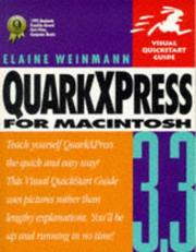Cover of: Quarkxpress3.3 Mac by Elaine Weinmann