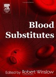 Cover of: Blood Substitutes by Robert M. Winslow