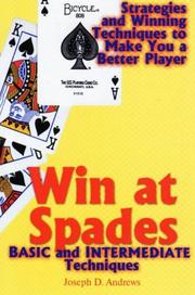 Cover of: Win at spades by Joseph D. Andrews