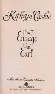Cover of: How To Engage An Earl