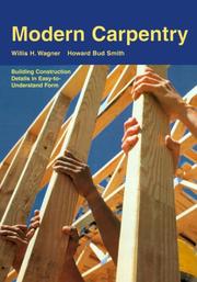 Cover of: Modern Carpentry by Willis H. Wagner, Howard Bud Smith