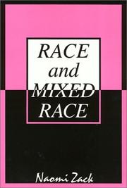 Cover of: Race and mixed race