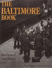 Cover of: The Baltimore Book: New Views of Local History