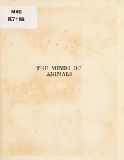 Cover of: The minds of animals by J. Arthur Thomson