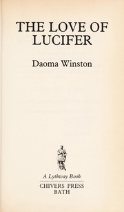 Cover of: The Love of Lucifer by Daoma Winston
