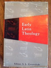 Cover of: Early Latin theology by S. L. Greenslade