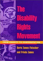 Cover of: Disability Rights Movement by Doris Fleischer