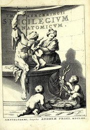 Cover of: Theodori Kerckringii doctoris medici spicilegium anatomicum by Theodor Kerckring