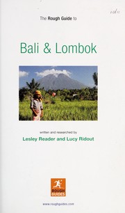 Cover of: The rough guide to Bali & Lombok by Lesley Reader