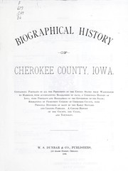 Cover of: Biographical history of Cherokoe County, Iowa | 