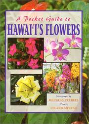 Cover of: A Pocket Guide to Hawaii's Flowers