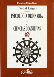 Cover of: Psicologia Ordinaria y Ciencias Cognitivas by Pascal Engel