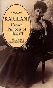 Cover of: Kaiulani, Crown Princess of Hawaii by Nancy Webb, Jean Francis Webb