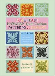 Cover of: Poakalani Quilt Cushion Patterns and Designs, Vol. 4