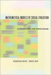 Cover of: Mathematical Models of Social Evolution: A Guide for the Perplexed