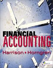 Cover of: Financial Accounting, Fifth Edition