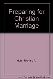 Cover of: Preparing for Christian marriage | Joan Hunt