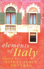 Cover of: Elements of Italy | 