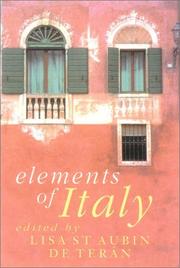 Cover of: Elements of Italy
