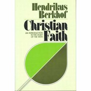 Cover of: Christian faith by Hendrikus Berkhof