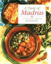 Cover of: A taste of Madras: a South Indian cookbook