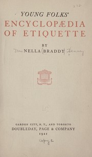 Cover of: Young folk's encyclopÆdia of etiquette